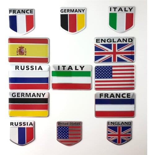 Car Styling Flag Sticker Emblem Decoration Badge for SSANGYONG Chairman Rexton Kyron Rodius Actyon korando Tivolan