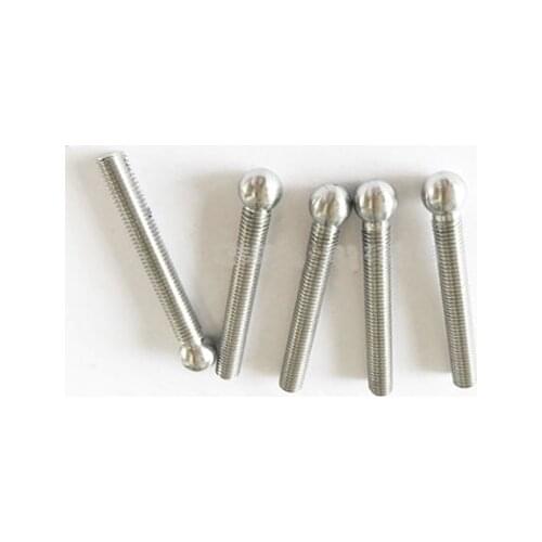 1pcs M6 Ball head screw Knurled Vientiane balls Handle heads bolt screws Outer diameter 10-16mm 304 stainless steel 27-55mm Long