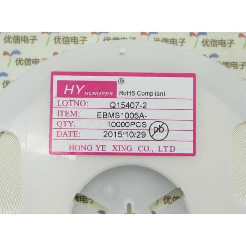 0402 1005 0R 5R 7R 9R 22R 32R 36R 60R 68R 80R 82R 120R 150R 200R 500R 600R 800R 330R 1K SMD/CHIP Magnetic beads 200mA 25% 100MHz