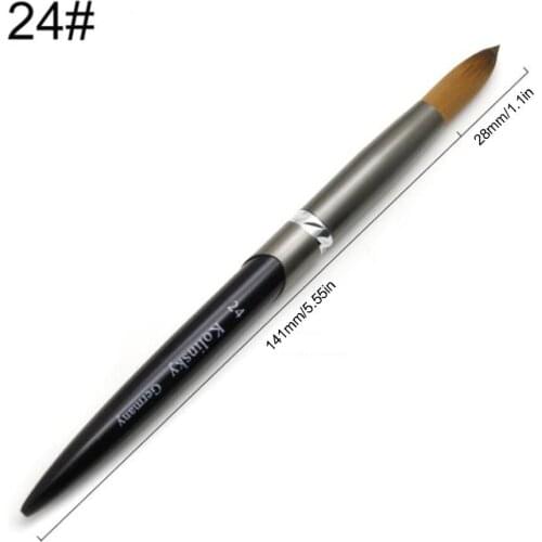 1pc Nail Brush Pen Round Brush Nail Beauty Tool Color Painting Brush Nail DIY Design Tool For Carving And Painting