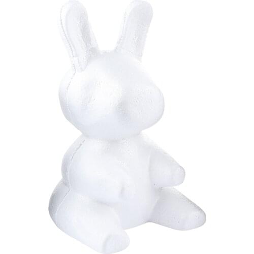 1pc Polystyrene Styrofoam Modelling Creative Durable Useful Crafts DIY Rabbit Mold for Kids Adults