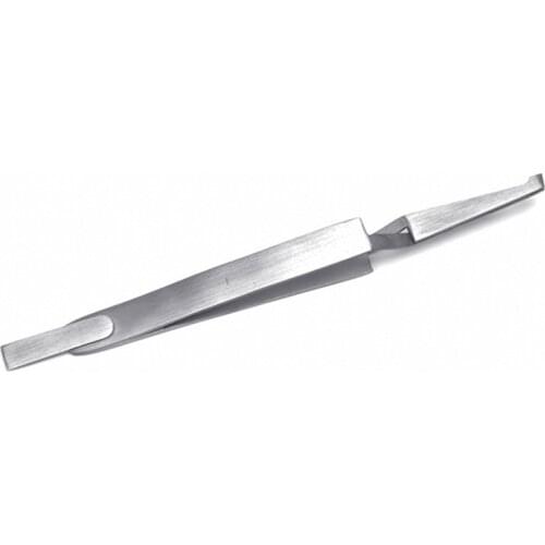 1Pcs Dental Bracket Tweezers Orthodontic Reverse Action Serrated Dentistry Instruments Stainless Steel Dentist Tool