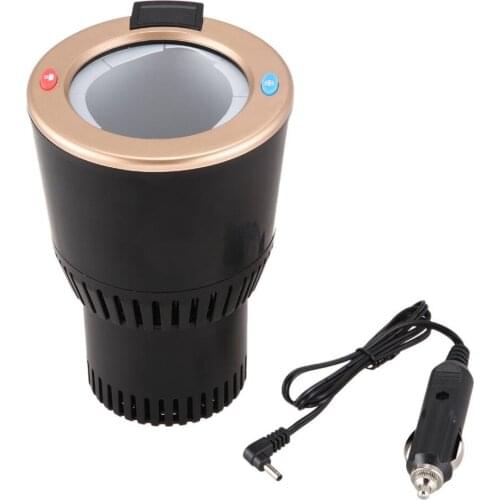 2-In-1 Smart Car Warm & Cold Cup DC 12V Car Office Heating Cooling Cup Warmer Cooler Smart Car Cup Drink Cans Tumbler Mug Holder