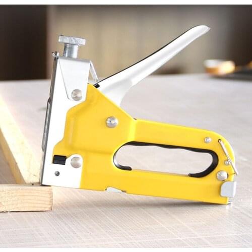 3 in 1 Stapler Nail Gun Manual Staple Gun Nailer Furniture Tool Wood Heavy Duty Framing Stapler 600pc Staples Hand Tool