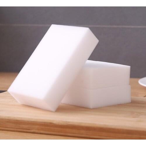50pcs 100 * 60 * 30mm white melamine sponge magic sponge wipe Kitchen office bathroom cleaning accessories magic sponge