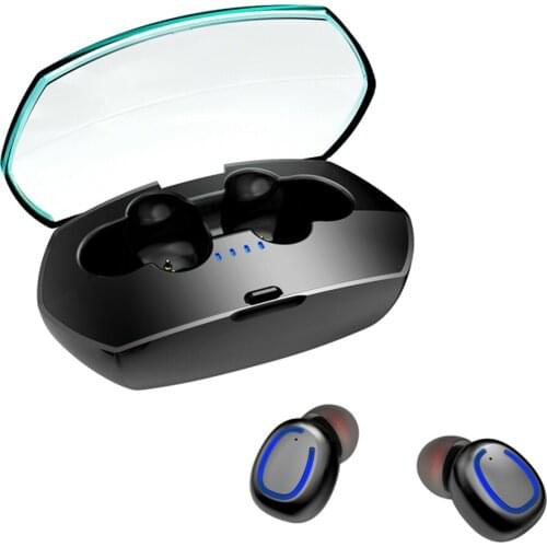 Wireless Earphones Bluetooth 5.0 Headset Waterproof In-ear Earbuds Stereo Headphones CVC8.0 Noise Reduction w/ Mic Charging Case