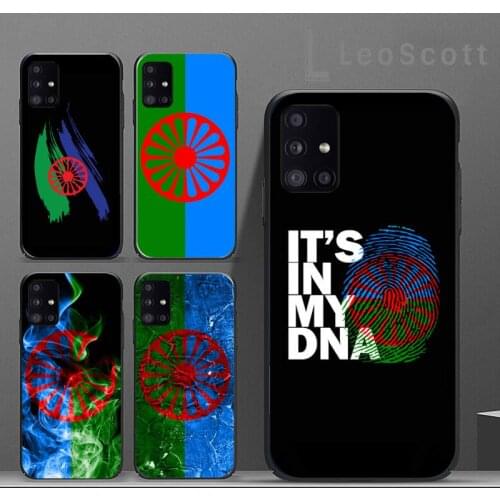 Gypsy Aromanian Romany Romani Roma Flag Phone Cases For Samsung A50 A51 A71 A31 A21S S8 S9 S10 S20 S21 Plus Fe Ultra 4G 5G