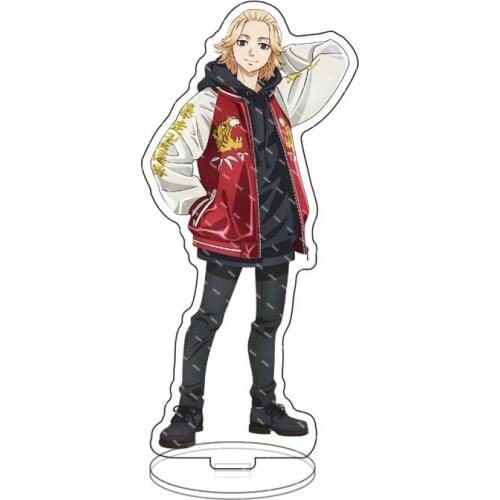 Anime Tokyo Revengers Figure Cosplay Acrylic Stands Manjiro Ken Takemichi Hinata Atsushi Model Plate Fans Gift Collection Props