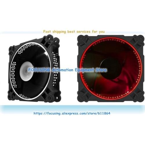 FR-201 FR-201P Jonsbo Lighting 12CM Fan Support PWM 4pin Port Red Or White Color 120*120*25mm