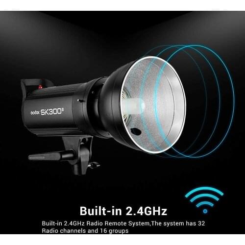 Godox SK300II Professional Compact 300Ws Studio Flash for photography studio live youtube tiktok PK Aputure Godox 150Wii