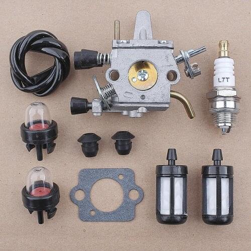 Carburetor Fuel Filter Line Gromment Kit For Stihl FS120 FS120R FS200 FS200R FS020 FS202 TS200 FS250 FS250R FS300 FS350 Trimmer