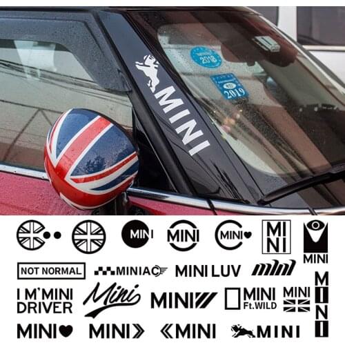 Car Exterior Window Door Stickers Decal For BNW Mini One Cooper S JCW F54 F55 F56 F60 R55 R56 R60 R61 Countryman Car Accessories