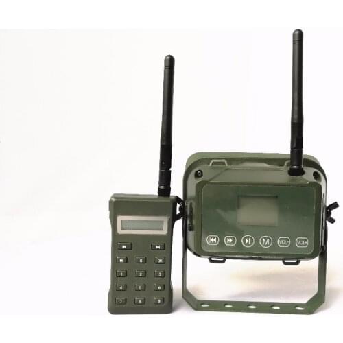 PDDHKK Hunting Decoys Remote Control Built in 323 Bird Voices Predator Sound Caller MP3 Player With Timer ON/OFF Waterproof