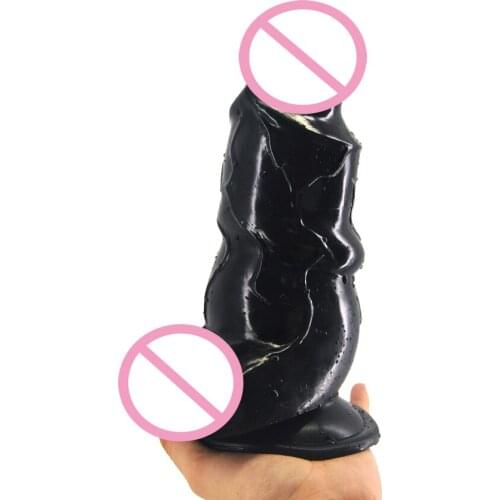 Thick Realistic Huge Dildo Sucker Adult Masturbate Big Artificial Penis Anal Plug Women Stuffed Fetish Men Toy Hot