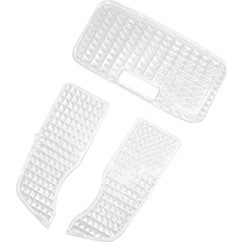 3Pcs Car Crystal Clear Interior Map Dome Light Reading Light Cover for Toyota Prius 2010 - 2015