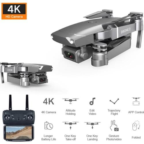 4K/ 1080P/ 720P HD Camera Drone 2 E68 FPV WIFI Aircraft Foldable Quadcopter Remote Control Mini Drone with Wide Angle HD Camera