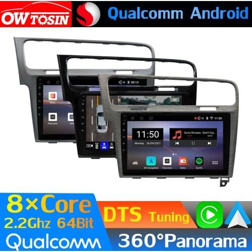 Qualcomm 8Core Android Car Multimedia For Volkswagen VW Golf 7 MK7 2013-2020 360 Panoramic Radio GPS CarPlay Head Unit HIFI DSP