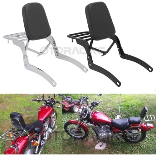 Motorcycle Backrest Sissy Bar Luggage Rack For Yamaha Virago XV125 1989-2011 XV250 1988-2019 2012 2013 2014 2015 2016 2017 2018