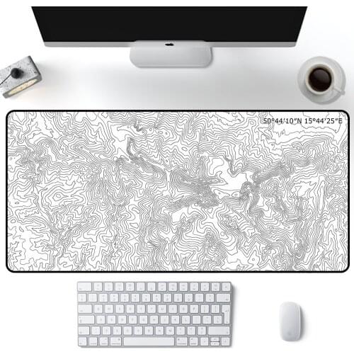 White Mouse Pad Gray Table Pads Computer Mousepad Purple Personalized Floor Mat Office Desk Accessories Slipmat Desktop Carpet