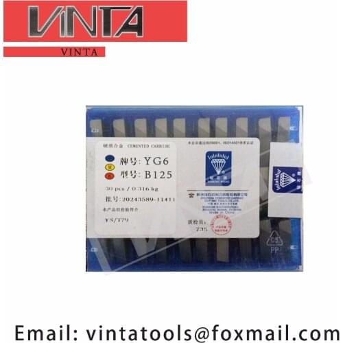 Free shipping high quality 30pcs/lots B125 YG6/ YG8/ YW1/ YW2/ YT5/ YT14/ YT15 cnc carbide welding inserts