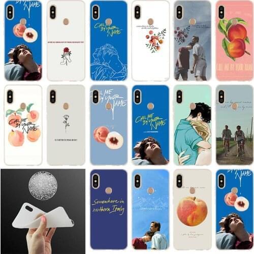 Call Me by Your Name Soft Phone Case For Xiaomi Redmi 9a 8a 7a 6pro 6a 5a Note 9 8 7 6 5 Pro 9s 8t Cover Bag