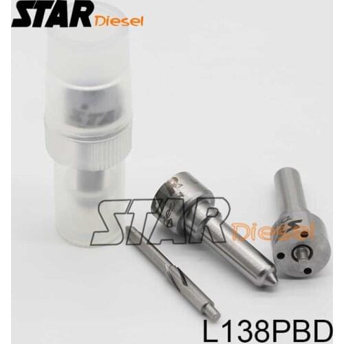 L138PBD Nozzle Parts L138PBD Black Coated Needle Nozzle L 138 PBD Common Rail Nozzle For Euro 3 EJBR04601D 6650170321
