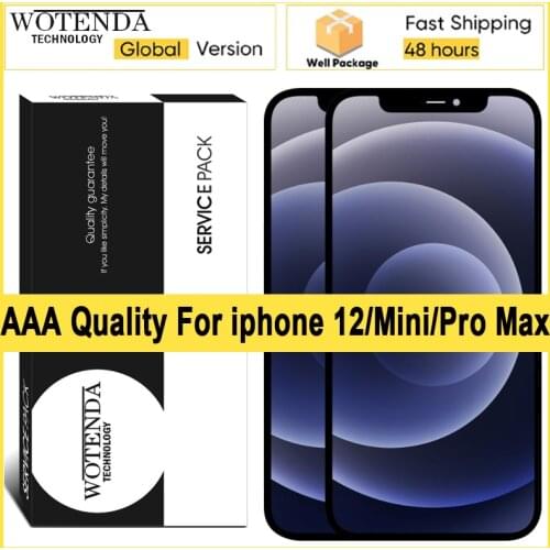 High Quality For iPhone 12 iPhone 12 Pro Display With 3D Touch Screen Digitizer Assembly Replacement For iPhone 12 Pro Max LCD