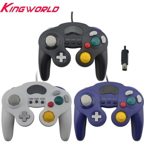 High quality Wired Gamepad Controller Joystick With Three Button for G-ameC-ube for N-G-C