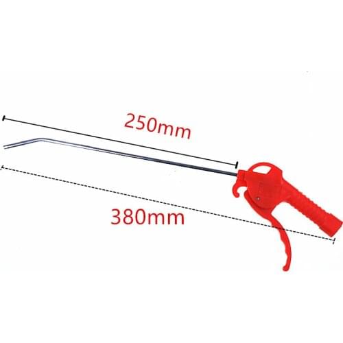 Red long 250mm Car Interior Dust Cleaning Air Duster Dust Blowing Cleaner Gun Cleaning Handy Tool