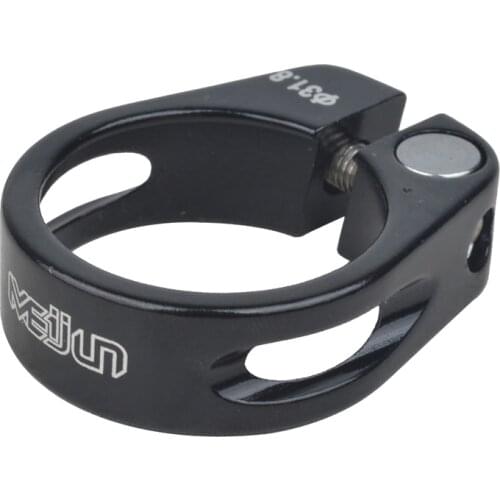 MEIJUN - Super Light Bicycle Seatpost Clamps For Mountian/Road Bike 31.8/34.9mm Cycling MTB Parts Seat Tube Clip 5 Colors