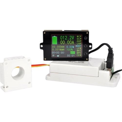 Multifunctional DC Voltage and Current Meter Digital Display Electric Garage Meter Power Capacity Power Tester