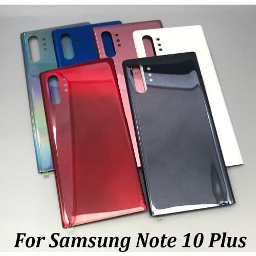 Battery Back Cover Glass Rear Door Replacement Housing Sticker Adhesive For Samsung Galaxy Note 10 Plus