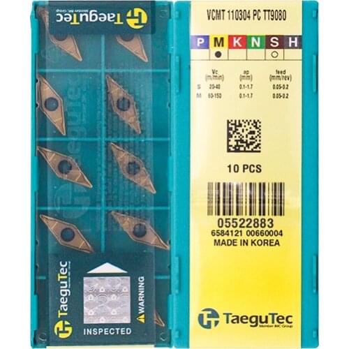 Original VCMT110304-PC TT9080 Carbide Inserts Milling Insert Lathe CNC Tools For Turning Insert