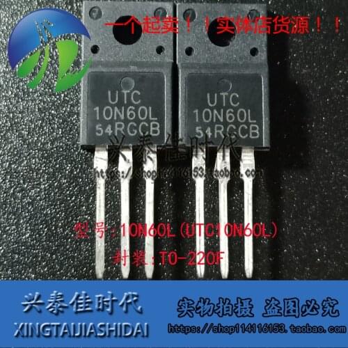 Original new 5pcs/ UTC10N60L 10N60L 10A/600V TO-220F