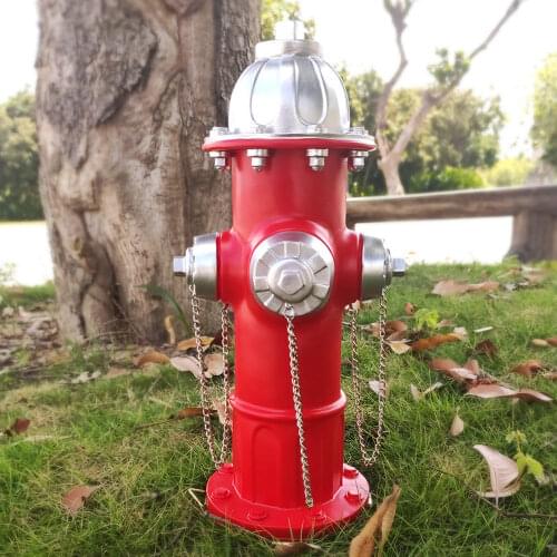 Resin Fire Hydrant Yard Fairy Garden Outdoor Sculpture Outdoor Patio Decoration Ornaments Landscape Home Accessories