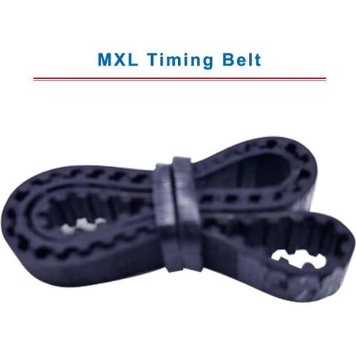 2 pcs MXL Timing Belt model-42/43/44/45/45.6/46/47/48/49/49.6MXL Transmission Belt Width 6/10 mm For MXL Timing Pulley