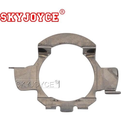 SKYJOYCE 10-100PCS H7 LED Metal clip retainer bulb adaptor base for NISSAN QASHQAI for E60 E61 for MK6 LED car Light lamp holder