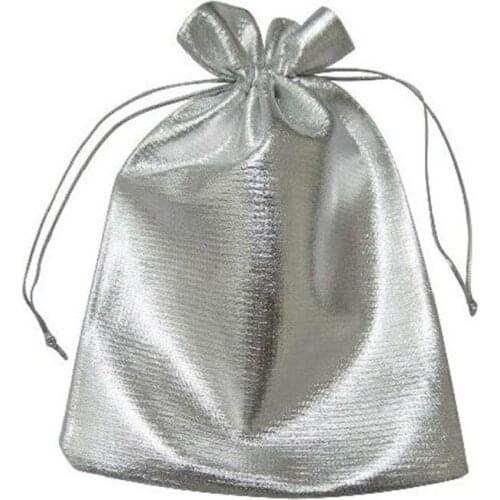 500pcs 7*9cm Silver bags woman vintage drawstring bag for Wed/Party/Jewelry/Christmas/Gift diy handmade Pouch Packaging Bag