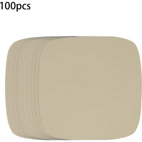 100PCS Baking Paper Air Fryer Liners Non-Stick Square Steaming Basket Mat Non-Porous Silicone Oil Paper Baking Cooking Tool
