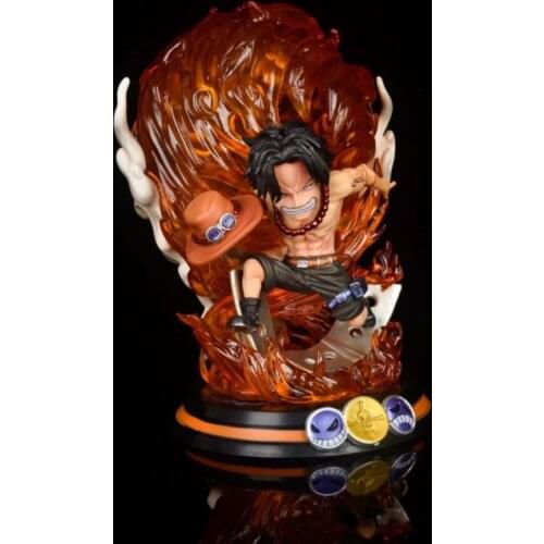 16cm Anime Portgas D. Ace PVC Action Figure Toy Japanese Collection Model Doll Gift