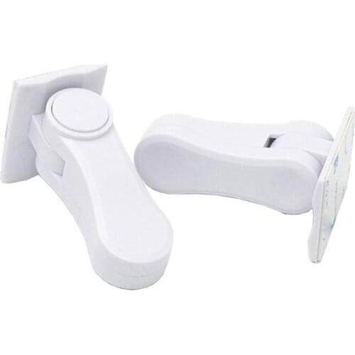 2 Pack Baby Safety Lock Door Lever Lock Safety Child Toddler Proof Doors Adhesive Lever Handle Compatible