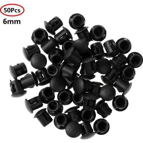 50 Plastic Screw Caps Set Decorative Furniture Tube Fencing Post Covers Dustproof Snap-Type Hole Plugs Hardware Home Accessories
