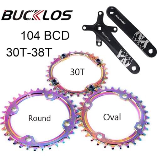 MTB bicycle 104BCD Chainring 170mm Crankset Narrow Wide chain wheel 30/32/34/36/38T For 8/9/10/11s chain Bike parts