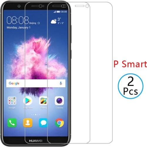 Case for huawei p smart cover tempered glass screen protector on psmart smar smat samrt 2017 protective phone coque global armor
