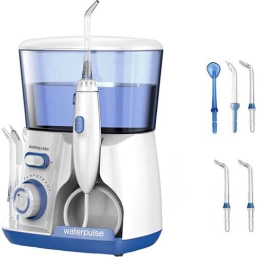 800ml Oral Irrigator Multifunction Water Flosser 5 Nozzles Dental Water Jet Flosser for Braces Care Teeth Cleaning Family