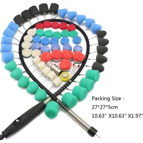 28pcs/69pcs Mini Polishing Machine Car Beauty Detailing Polisher Extention Tools A5KD