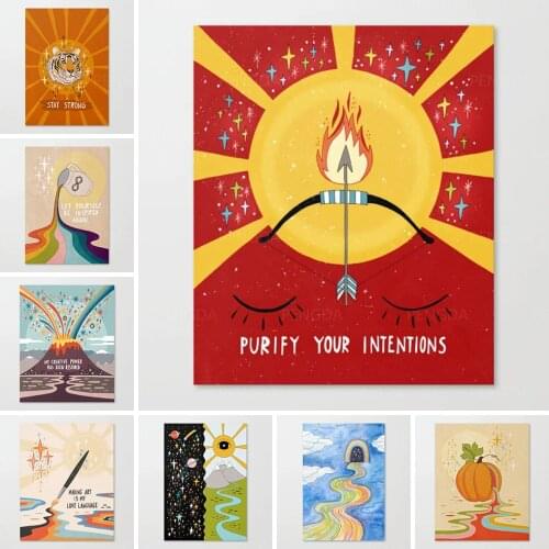 Modular Hd Prints Pictures Anime Tiger Paintings Home Decoration Canvas Night and Day Poster Wall Art For Living Room No Frame