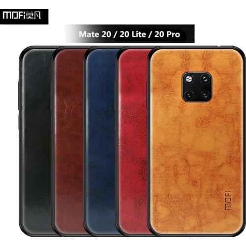 MOFi Leather + TPU + PC Case for Huawei Mate 20 / Mate 20 Pro Cover 360 Full Protection Back Cover for Huawei Mate 20 Lite Case