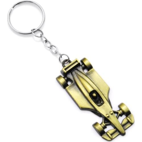 New Brand Trinkets Top Quality Zinc Alloy F1 Racing Car Keyring Mens Fashion Gifts Jewelry keychain Original Key Holder