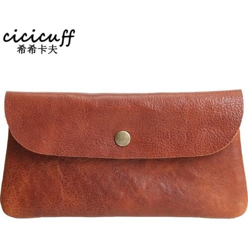 Men Handmade wallet head layer cowhide Money Bag Female Long Purse Hasp Phone Bag Card Pouch For Women Purse vintage Clutch Bag